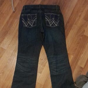 Women's  Wrangler Dark Blue Jeans